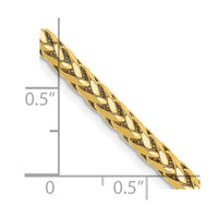 Thumbnail for 14k 3.1mm Semi-solid D/C Wheat Chain