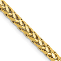 Thumbnail for 14k 3.1mm Semi-solid D/C Wheat Chain