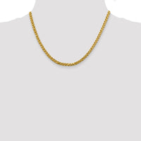 Thumbnail for 14k 3.7mm Semi-solid D/C Wheat Chain