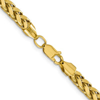 Thumbnail for 14k 5mm Semi-solid D/C Wheat Chain
