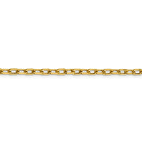 Thumbnail for 14k 3.7mm Semi-solid D/C Open Link Cable Chain