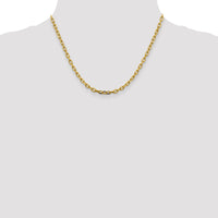 Thumbnail for 14k 3.7mm Semi-solid D/C Open Link Cable Chain