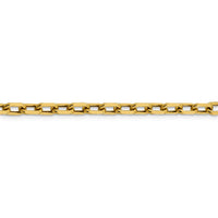 Thumbnail for 14k 4.9mm Semi-solid D/C Open Link Cable Chain