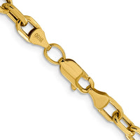 Thumbnail for 14k 4.9mm Semi-solid D/C Open Link Cable Chain