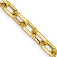 Thumbnail for 14k 4.9mm Semi-solid D/C Open Link Cable Chain