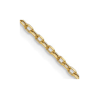 Thumbnail for 14k 3mm Semi-solid D/C Open Link Cable Chain