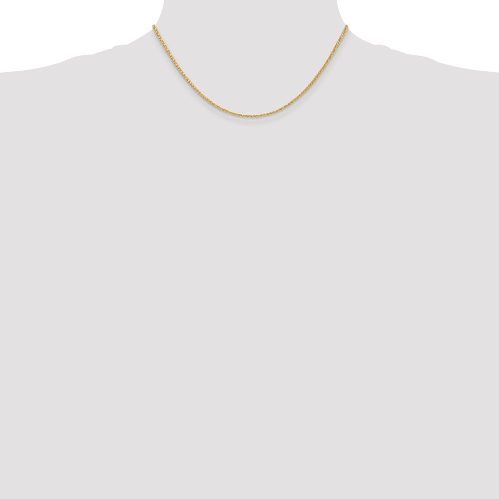 14k 2.00mm Semi-Solid Wheat