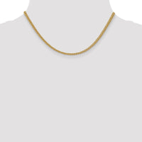 Thumbnail for 14k 2.6mm Semi-solid 3-Wire Wheat Chain