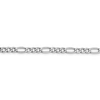 Thumbnail for 14k WG 4.4mm Semi-Solid Figaro Chain