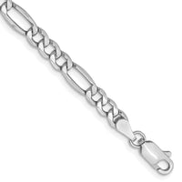 Thumbnail for 14k WG 4.4mm Semi-Solid Figaro Chain