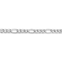 Thumbnail for 14k WG 5.75mm Semi-Solid Figaro Chain