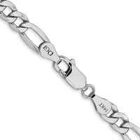 Thumbnail for 14k WG 5.75mm Semi-Solid Figaro Chain
