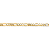 Thumbnail for 14k 3.5mm Semi-Solid Figaro Chain