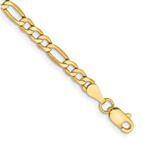 Thumbnail for 14k 3.5mm Semi-Solid Figaro Chain