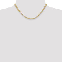 Thumbnail for 14k 4.2mm Semi-Solid Figaro Chain