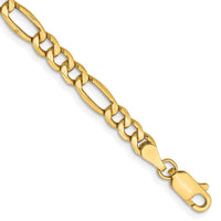 Thumbnail for 14k 4.2mm Semi-Solid Figaro Chain