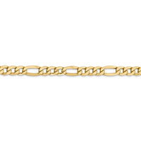 Thumbnail for 14k 5.75mm Semi-Solid Figaro Chain