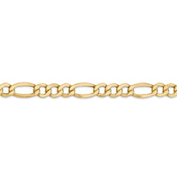 Thumbnail for 14k 7.3mm Semi-Solid Figaro Chain