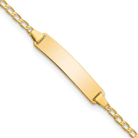 Thumbnail for 14k Flat Curb Link ID Bracelet