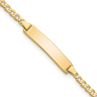 Thumbnail for 14k Flat Curb Link ID Bracelet