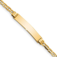 Thumbnail for 14k Children's Anchor Link ID Bracelet