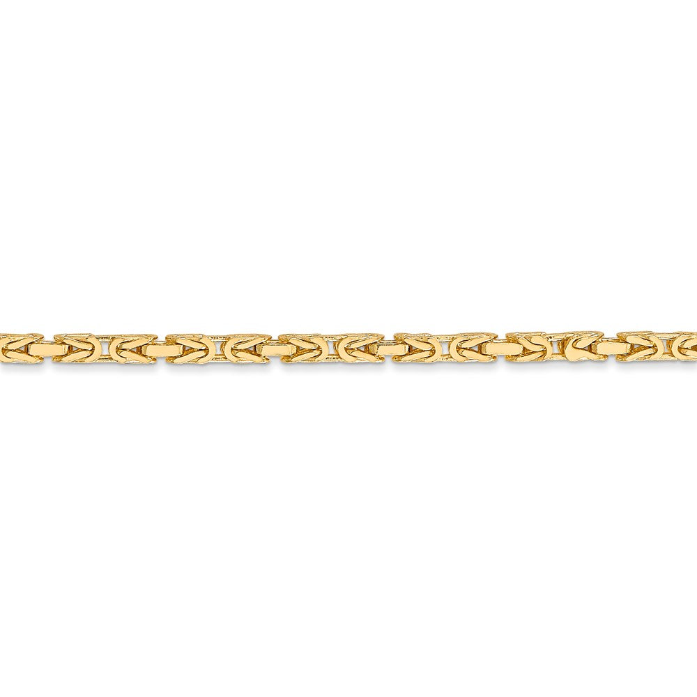 14k 2mm Byzantine Chain
