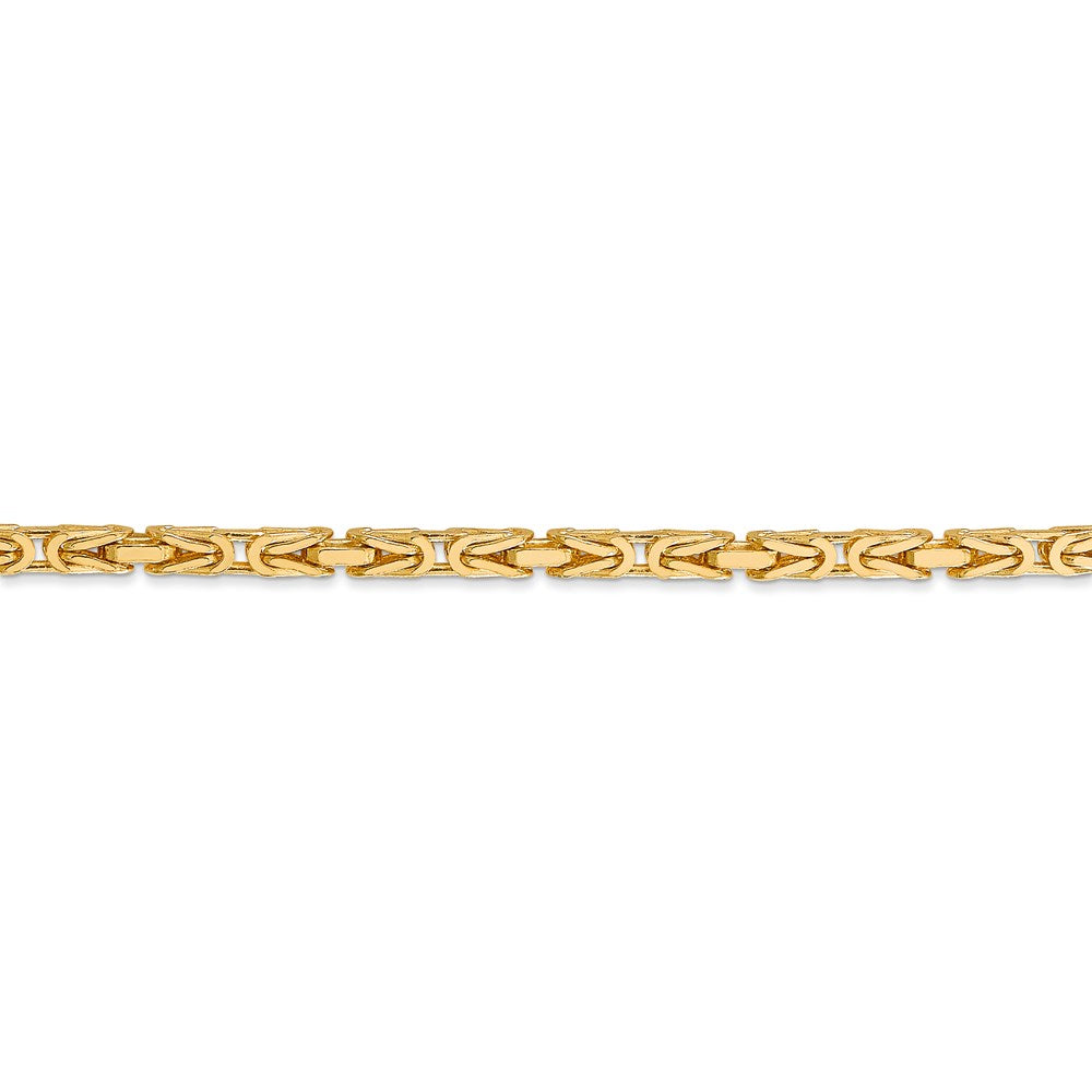 14k 2.5mm Byzantine Chain