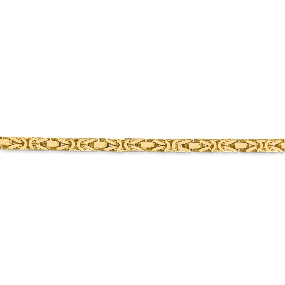 14k 3.25mm Byzantine Chain