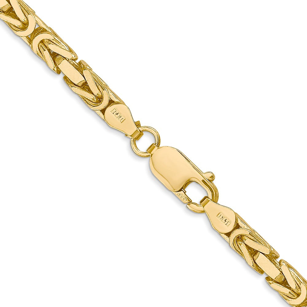 14k 4mm Byzantine Chain