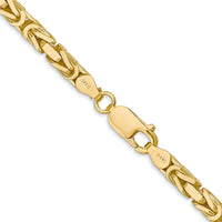 Thumbnail for 14k 4mm Byzantine Chain