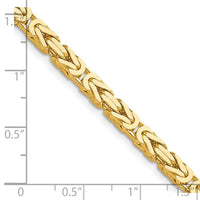 Thumbnail for 14k 4mm Byzantine Chain