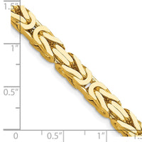 Thumbnail for 14k 5.25mm Byzantine Chain