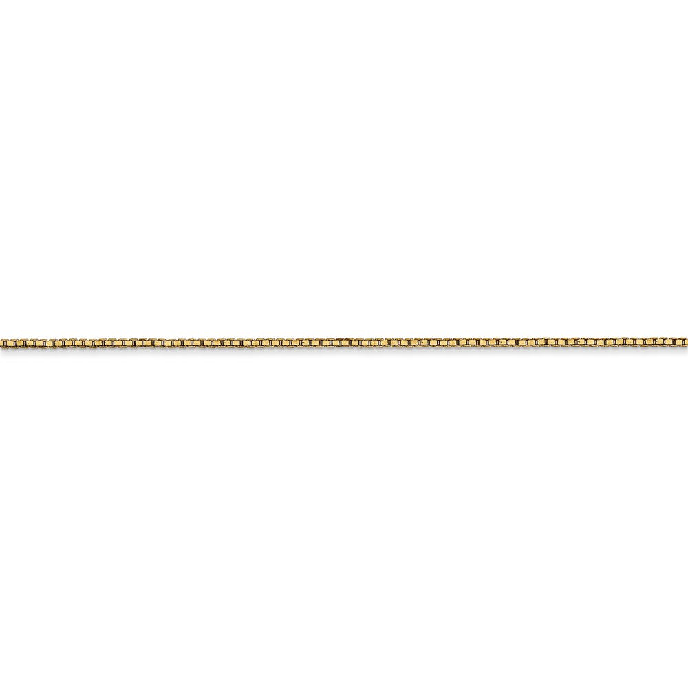 14k .9mm Box with Lobster Clasp Chain