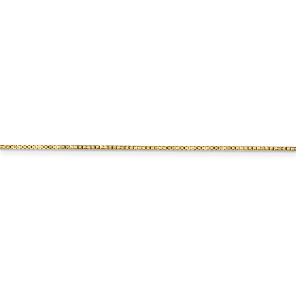 14k .9mm Box with Spring Ring Clasp Chain