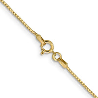 Thumbnail for 14k .9mm Box with Spring Ring Clasp Chain