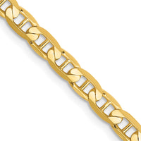 Thumbnail for 14k 3.75mm Concave Anchor Chain