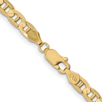 Thumbnail for 14k 4.5mm Concave Anchor Chain