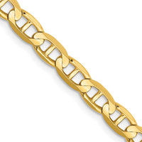 Thumbnail for 14k 4.5mm Concave Anchor Chain