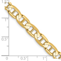 Thumbnail for 14k 6.25mm Concave Anchor Chain