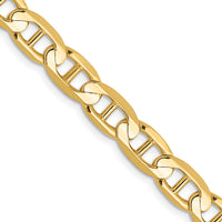 Thumbnail for 14k 6.25mm Concave Anchor Chain