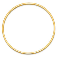 Thumbnail for 14k 3mm Polished Square Tube Slip-on Bangle