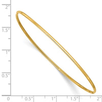 Thumbnail for 14k 1.5mm Polished Slip-on Bangle Bracelet