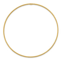 Thumbnail for 14k 1.5mm Diamond-Cut Slip-on Bangle Bracelet