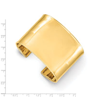 Thumbnail for 14k 47mm Polished Cuff Bangle