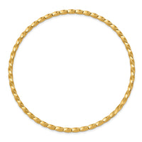 Thumbnail for 14k 2.50mm Twisted Slip-on Bangle