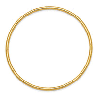Thumbnail for 14k 2.5mm Grooved Slip-on Bangle