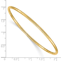 Thumbnail for 14k 2.5mm Grooved Slip-on Bangle