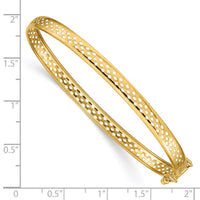 Thumbnail for 14k Polished Safety Clasp 4.75mm Bangle