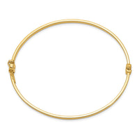 Thumbnail for 14k Polished Hinged Bangle Bracelet