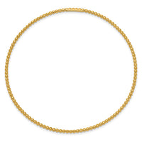 Thumbnail for 14K Beaded Slip-on Bangle